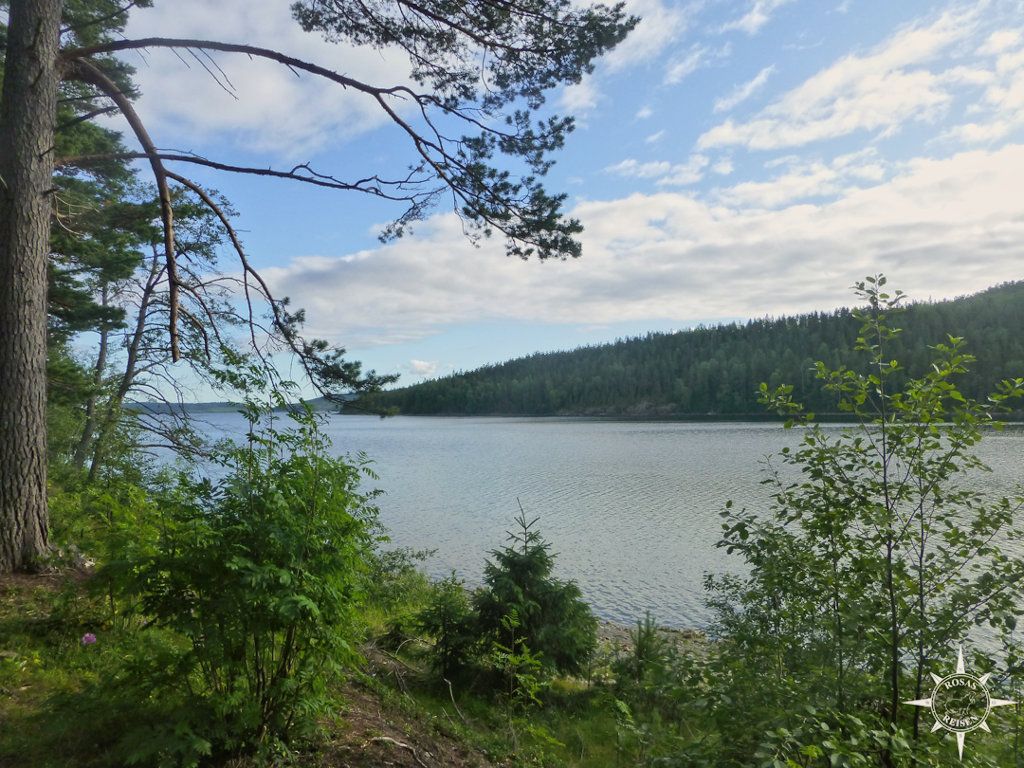 Morgendlicher Ausblick von Tärnättholmarna