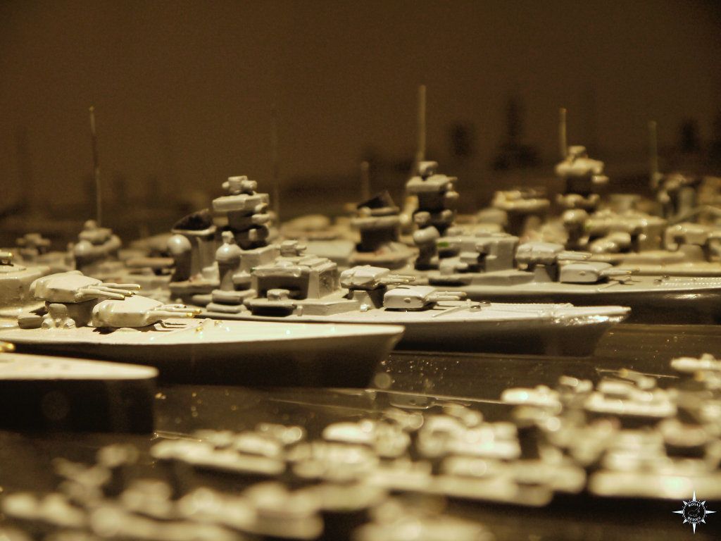 Miniaturmodellschiffe auf Deck 9
